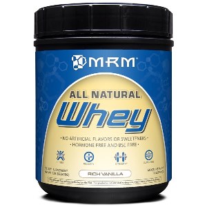 All Natural Whey - Rich Vanilla (1.01 lb) Vanilla Whey from MRM provides extra calories and protein that your muscles use for recovery and working out..